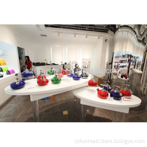 Customized modern display furnitures/counters/cabinets for household products